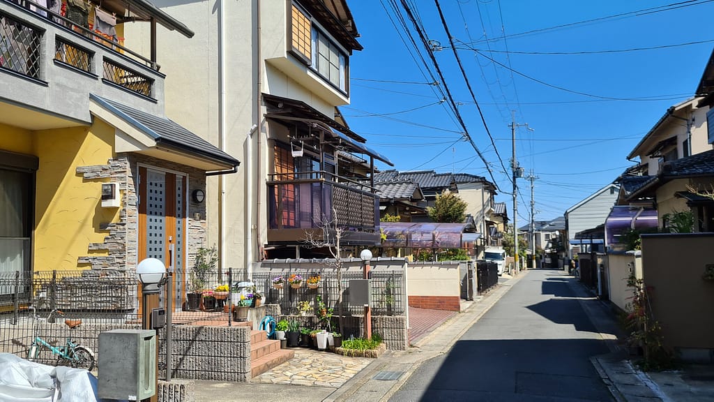 Nachbarschaft in Kyoto