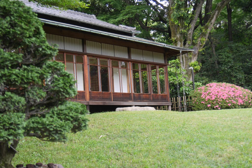 Traditionelles Teehaus