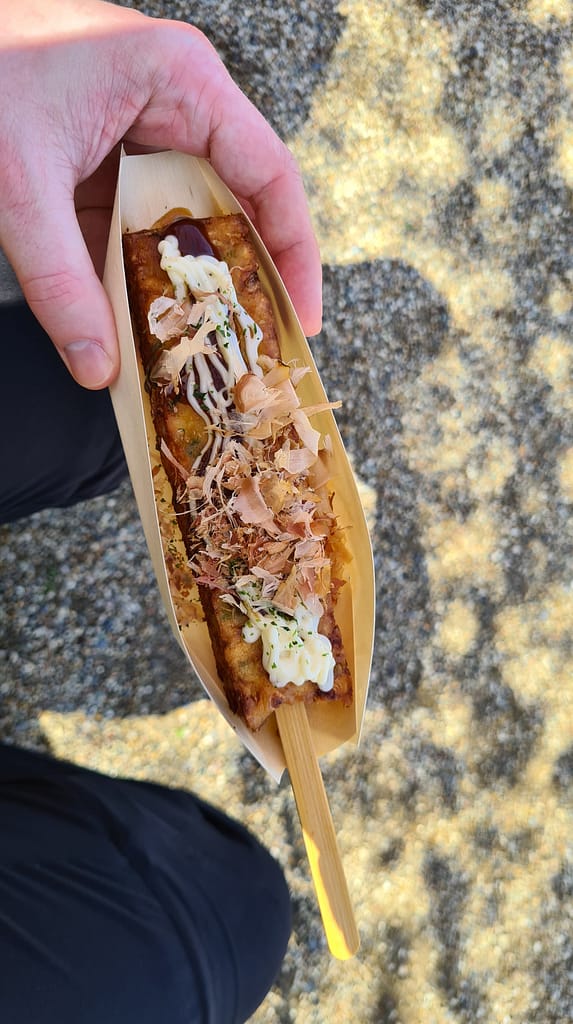 Okonomiyaki am Spieß
