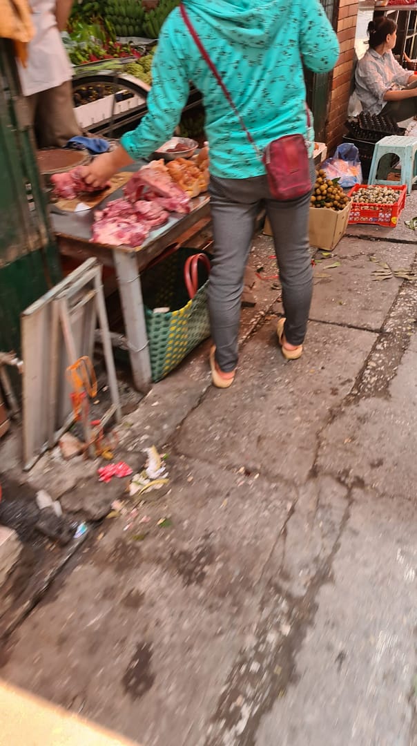 Fleischerei an der Straße