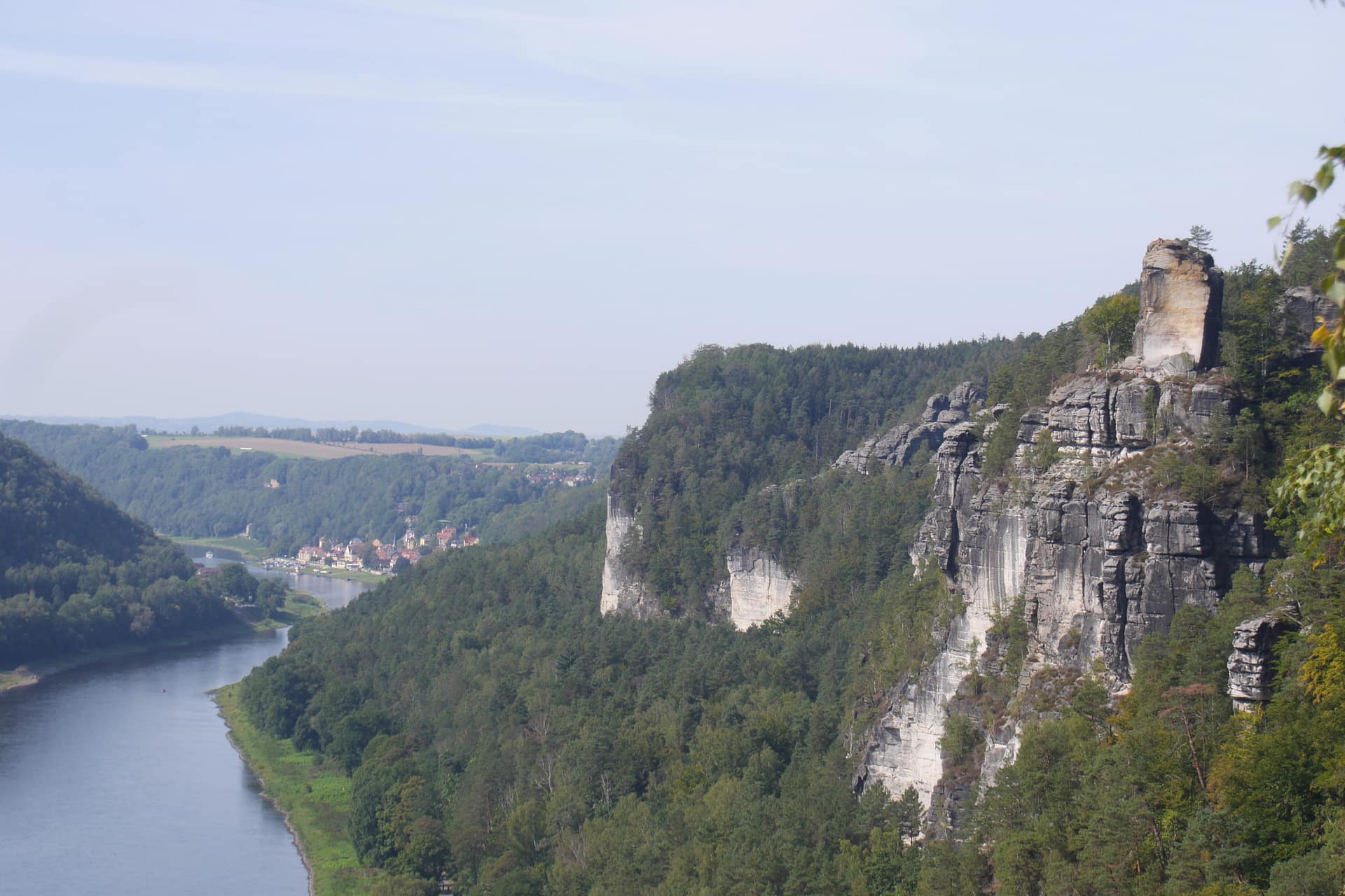 Blick über die Elbe